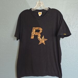 RARE Rockstar Games Max Payne 3 Black T-Shirt